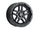 Black Rhino Barstow Textured Matte Black 6-Lug Wheel; 17x9.5; 12mm Offset (23-24 Colorado)
