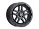 Black Rhino Barstow Textured Matte Black 6-Lug Wheel; 20x9.5; 0mm Offset (23-24 Colorado)