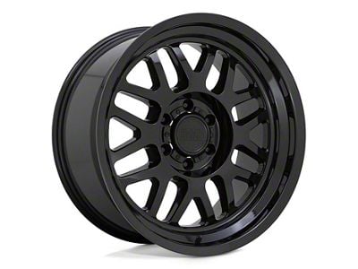 Black Rhino Delta Gloss Black 6-Lug Wheel; 17x9.5; -18mm Offset (23-24 Colorado)