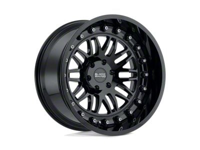 Black Rhino Fury Gloss Black 6-Lug Wheel; 20x9.5; 12mm Offset (23-25 Colorado)