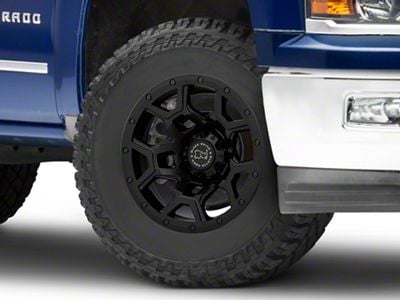 Black Rhino Overland Matte Black 6-Lug Wheel; 18x9.5; -18mm Offset (23-25 Colorado)