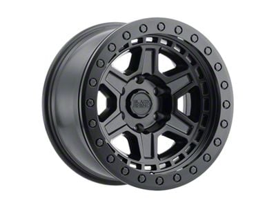 Black Rhino Reno Matte Black with Brass Bolts 6-Lug Wheel; 17x8.5; -30mm Offset (23-24 Colorado)