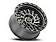 Black Rhino Shredder Matte Black with Machined Dark Tint 6-Lug Wheel; 17x9; 0mm Offset (23-24 Colorado)