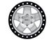 Black Rhino Crawler Beadlock Silver Mirror Machined 6-Lug Wheel; 17x8.5; 0mm Offset (15-20 F-150)