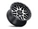 Black Rhino Alamo Gloss Black with Machined Face and Stainless Bolts 5-Lug Wheel; 18x9; 2mm Offset (05-11 Dakota)