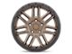 Black Rhino Arches Bronze with Black Ring 5-Lug Wheel; 15x7; 15mm Offset (87-90 Dakota)