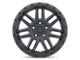 Black Rhino Arches Matte Black 5-Lug Wheel; 17x9.5; 0mm Offset (05-11 Dakota)