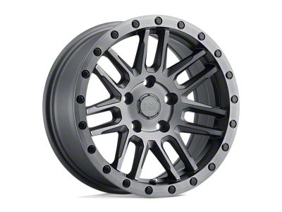 Black Rhino Arches Matte Brushed Gunmetal with Black Bolts 5-Lug Wheel; 15x7; 15mm Offset (87-90 Dakota)