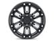 Black Rhino Asagai Matte Black and Machined with Stainless Bolts 5-Lug Wheel; 20x9.5; 2mm Offset (05-11 Dakota)