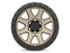 Black Rhino Baker Matte Bronze with Black Ring 6-Lug Wheel; 18x9; 12mm Offset (97-04 Dakota)