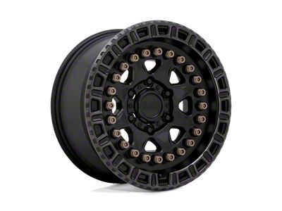 Black Rhino Carbine Matte Black with Machined Tinted Ring 6-Lug Wheel; 20x9; 0mm Offset (97-04 Dakota)