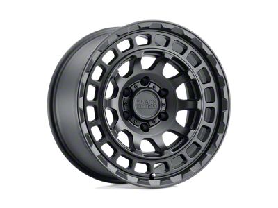 Black Rhino Chamber Matte Black 6-Lug Wheel; 17x8.5; 0mm Offset (97-04 Dakota)