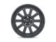 Black Rhino Chase Matte Black 5-Lug Wheel; 18x9.5; 0mm Offset (05-11 Dakota)