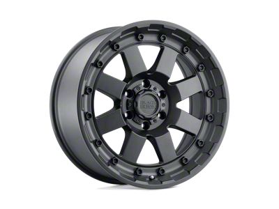 Black Rhino Cleghorn Matte Black 6-Lug Wheel; 18x9; 18mm Offset (97-04 Dakota)