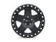 Black Rhino Crawler Matte Black 5-Lug Wheel; 18x9.5; 0mm Offset (05-11 Dakota)