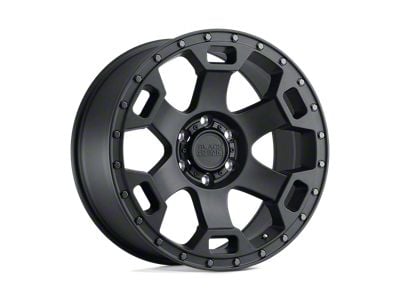 Black Rhino Gauntlet Semi Gloss Black with Gunmetal Bolts 5-Lug Wheel; 17x8.5; 0mm Offset (05-11 Dakota)