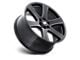 Black Rhino Haka Gloss Black with Milled Spokes 6-Lug Wheel; 20x8.5; 30mm Offset (97-04 Dakota)