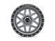 Black Rhino Kelso Battleship Gray with Black Ring 5-Lug Wheel; 17x9; -18mm Offset (87-90 Dakota)