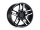 Black Rhino Mesa Matte Black with Machined Face 5-Lug Wheel; 17x8.5; 0mm Offset (05-11 Dakota)