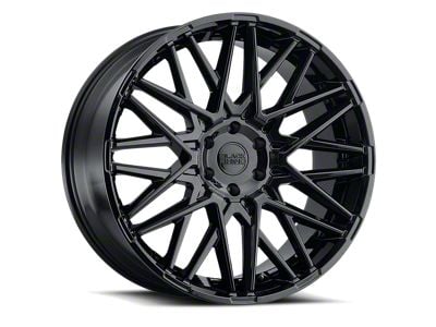 Black Rhino Morocco Gloss Black 6-Lug Wheel; 20x9; 30mm Offset (97-04 Dakota)