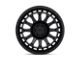 Black Rhino Raid Matte Black 6-Lug Wheel; 18x9.5; 18mm Offset (97-04 Dakota)