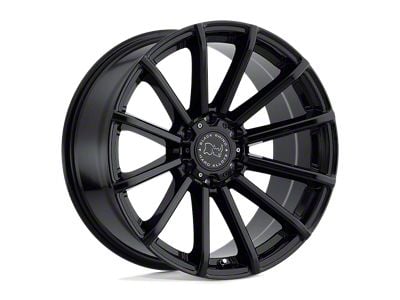 Black Rhino Rotorua Gloss Black 6-Lug Wheel; 20x9.5; 12mm Offset (97-04 Dakota)