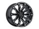 Black Rhino Selkirk Gloss Black Milled 5-Lug Wheel; 20x10; -12mm Offset (05-11 Dakota)