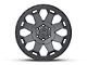 Black Rhino Warlord Matte Gunmetal 5-Lug Wheel; 17x9; 0mm Offset (05-11 Dakota)