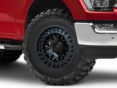 Black Rhino Alpha Midnight Blue 6-Lug Wheel; 17x9; -12mm Offset (21-25 F-150)