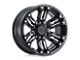 Black Rhino Asagai Matte Black and Machined with Stainless Bolts 6-Lug Wheel; 18x9.5; 12mm Offset (21-24 F-150)