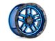Black Rhino Barstow Dearborn Blue with Black Ring 6-Lug Wheel; 20x9.5; 12mm Offset (21-24 F-150)