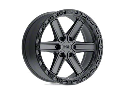 Black Rhino Henderson Gunblack with Black Ring 6-Lug Wheel; 20x9.5; 0mm Offset (21-24 F-150)