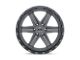 Black Rhino Henderson Gunblack with Black Ring 6-Lug Wheel; 20x9.5; 0mm Offset (21-24 F-150)