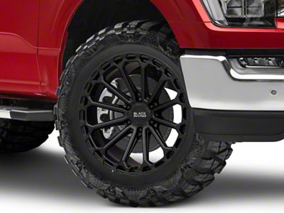 Black Rhino Kaizen Matte Black 6-Lug Wheel; 20x9.5; 12mm Offset (21-25 F-150)