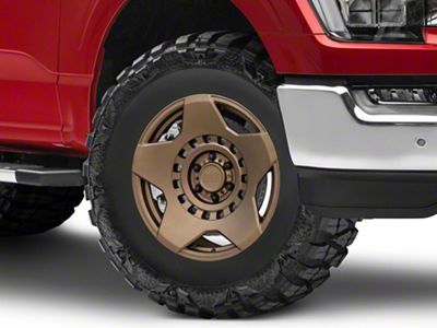 Black Rhino Muzzle Matte Bronze 6-Lug Wheel; 17x9; 0mm Offset (21-25 F-150)