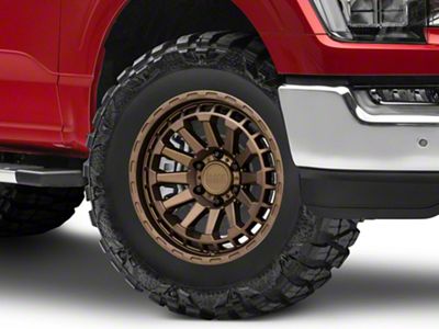 Black Rhino Raid Matte Bronze 6-Lug Wheel; 18x9.5; 12mm Offset (21-24 F-150)