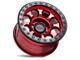 Black Rhino Riot Candy Red with Black Ring and Bolts 6-Lug Wheel; 17x8.5; 0mm Offset (21-24 F-150)