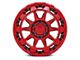 Black Rhino Rotor Candy Red 6-Lug Wheel; 17x8.5; 12mm Offset (21-24 F-150)