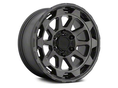 Black Rhino Rotor Matte Gunmetal 6-Lug Wheel; 17x8.5; 12mm Offset (21-25 F-150)