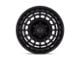 Black Rhino Sahara Matte Black with Gloss Black Lip 6-Lug Wheel; 17x9; -12mm Offset (21-24 F-150)