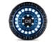 Black Rhino Sentinel Cobalt Blue with Black Ring 6-Lug Wheel; 17x8.5; -10mm Offset (21-24 F-150)