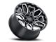 Black Rhino Shrapnel Gloss Black with Milled Spokes 6-Lug Wheel; 17x9.5; 12mm Offset (21-24 F-150)