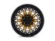 Black Rhino Tusk Matte Gold with Machined Ring 6-Lug Wheel; 17x8.5; 0mm Offset (21-24 F-150)