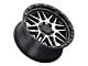 Black Rhino Alamo Gloss Black Machined 8-Lug Wheel; 17x9; 6mm Offset (17-22 F-250 Super Duty)