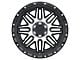 Black Rhino Alamo Gloss Black Machined 8-Lug Wheel; 17x9; 6mm Offset (17-22 F-250 Super Duty)