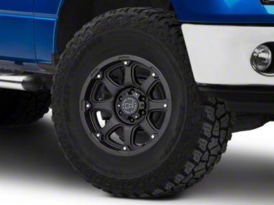 Black Rhino Glamis Matte Black 6-Lug Wheel; 17x9; 12mm Offset (09-14 F-150)