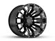 Black Rhino Pinatubo Gloss Black Milled 5-Lug Wheel; 18x9.5; 0mm Offset (09-18 RAM 1500)