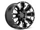 Black Rhino Pinatubo Gloss Black Milled 6-Lug Wheel; 20x12; -44mm Offset (07-13 Silverado 1500)