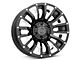 Black Rhino Pinatubo Gloss Black Milled 6-Lug Wheel; 20x12; -44mm Offset (07-13 Silverado 1500)