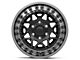 Black Rhino Alpha Matte Black with Gunmetal Lip 6-Lug Wheel; 18x9; 0mm Offset (19-24 RAM 1500)